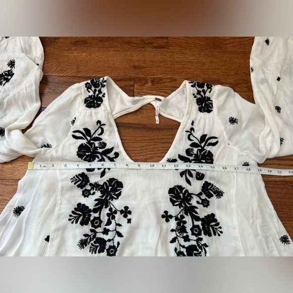 Free People Sweet Tennessee Printed Mini Shift Dress Sz - Picture 14 of 15